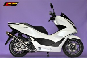 Realspeed (リアルスピード) ホンダ PCX125 (2BJ-JK05) バイクマフラー Blade ブレイド ステンレス ブラックカラー マフラー