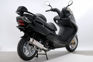 ROSSO (ロッソ) ヤマハ マジェスティ125 (5CA) バイクマフラー (キャブ車・FI車共通) LENES ライネス SUS ステンレス マフラー MAJESTY12