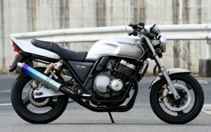 Realize (リアライズ) ホンダ CB400SF (NC31/NC39) バイクマフラー Aria アリア チタン スラッシュタイプ (TypeS) マフラー Ver.R/S/H.V/