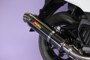 JOG バイクマフラー 2BH-AY01 Blade ブレイド ステンレス マフラー ブラックカラー Realspeed リアルスピード ヤマハ ジョグ バイク用品 