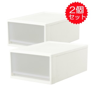 引出し式クローゼット用ケースストラ53M　2個セット