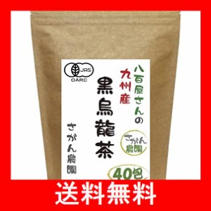 お得用 有機栽培 黒烏龍茶 国産 ティーパック 2.5g×40包 健康茶さがん農園