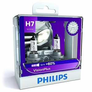 フィリップス 自動車用バルブライト ヘッドライト ハロゲン H7 3300K ヴィジョンプラス 車検対応 2個入り PHILIPS VisionPlus 12972VPS2 
