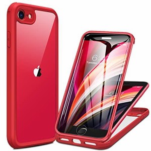 Miracase iPhone SE 第3世代 用 ケース SE3 SE2 第2世代 iPhone 8用スマホケース iPhonese カバー 4.7インチ 9H強化両面ガラス フルカバ