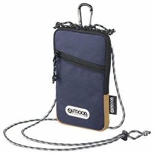 【 限定】OUTDOOR PRODUCTS(アウトドアプロダクツ) スマートフォンポーチ05 ネイビー 大型 スマホポーチ ショルダーポーチ ショルダーベ