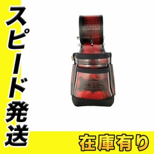 限定品！KNICKS(ニックス) ADV-201VADX-R アドバンガラス革小物腰袋 レッド/赤