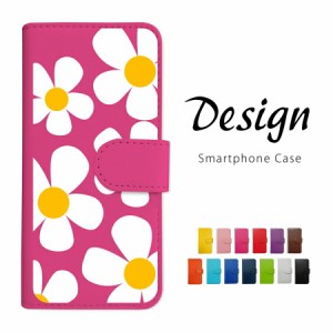 iPhone6 Plus 5.5インチ アイフォン ケース 手帳型 スマホケース カバー デイジー 花柄 レザー おしゃれ かわいい スマホカバー