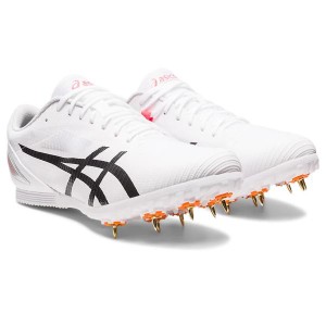 アシックス asics 陸上スパイク ヒートフラット 12  1093A195 100カラー オールウェザー／土トラック兼用モデル