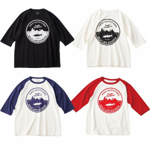 カブー KAVU アウトドア ラグラン ワイルドライフ ベースボールTシャツ 19821017