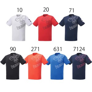 ヒュンメル hummel シャツ トレーニング 練習着 ビックロゴTシャツ HAY2130 メンズ レディース メール便利用可