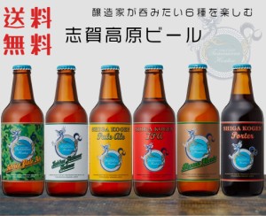 蔵元直送 志賀高原ビール クラフトビール 飲み比べセット 地ビール 6種6本 セット 長野県 玉村本店 ギフトにも