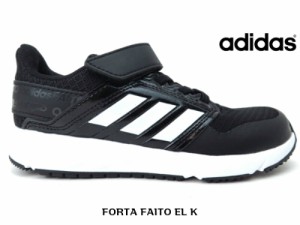 ａｄｉｄａｓ ＦＯＲＴＡ ＦＡＩＴＯ ＥＬ Ｋ  FX0940 BKW アディダス 子供靴 スニーカー  マジック 運動靴 ランニングシューズ ファイト