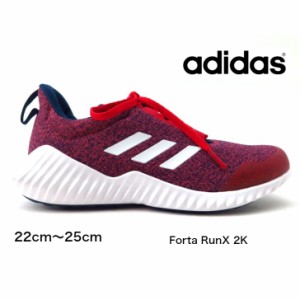 adidas Forta RunX 2 K F97645 RD/NV アディダス ランニングシューズ ジュニア スニーカー レースアップ カジュアル ファッション スポー