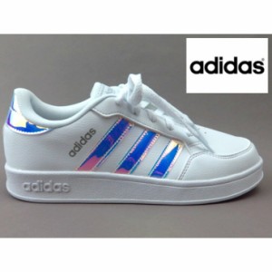 adidas アディダス COREBREAK K GZ2736 W/SV ジュニア スニーカー キッズ 男の子 女の子 コートスタイル ローカット レースアップ レディ