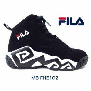 FILA MB FHE102 B(001) フィラ  厚底スニーカー メンズ バスケ バッシュ ダッドスニーカー ダッドシューズ 復刻 ミッドカット 靴 ストリ