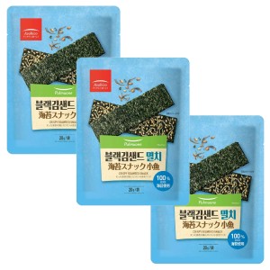 韓国 海苔スナック小魚 20g x 3 packs パリパリ おつまみ おやつ