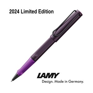 LAMY ラミー サファリ ローラーボール 2024年 限定モデル ヴァイオレット ブラックベリー （ドイツ直輸入 並行輸入品）