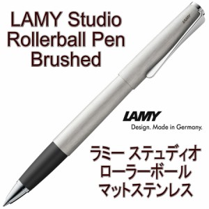 LAMY ラミー ローラーボール ステュディオ Studio マットステンレス Brushed（ドイツ直輸入 並行輸入品）