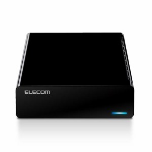 エレコム TV向け 外付けハードディスク USB3.2(Gen1) 2番組同時録画 ブラック 2TB┃ELD-STV020UBK