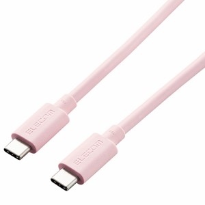 エレコム USB4ケーブル USB Type-C (TM) to USB Type-C (TM) ピンク┃USB4-APCC5P08PN