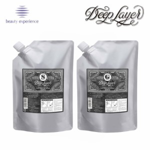 Deep Layer ディープレイヤー EXTRA SLEEK（エクストラスリーク）シャンプー750ml＆トリートメント750g 詰替セット ビーエックス ビュー