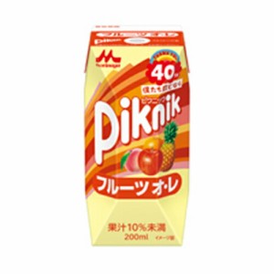 森永 ピクニック フルーツオレ　プリズマ　200ml×24個