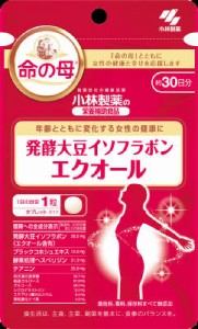 小林製薬　醗酵大豆イソフラボン　エクオール　３０粒【送料無料】【ポスト投函】