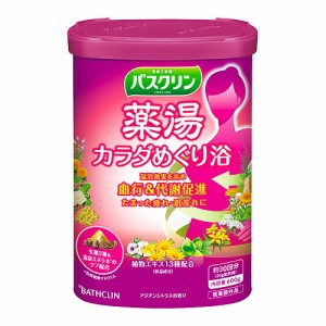 バスクリン 薬湯 カラダめぐり浴 600g（約30回分） ×30個（2ケース）  /浴用化粧料 /ほっとくつろぐ アジアンシトラスの香り /和漢グリ