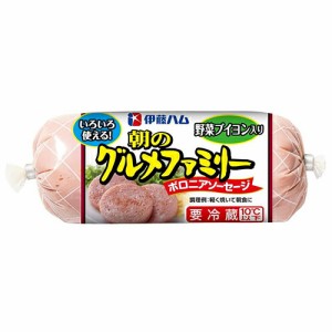 伊藤ハム　朝のグルメファミリー　ボロニアソーセージ （310ｇ）×20個【冷蔵商品】