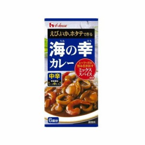 【全商品ポイント10倍 5/23(木)0:00〜23:59】ハウス食品 海の幸カレー中辛１２０ｇ×20個