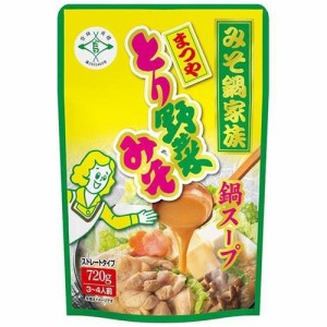 まつや　とり野菜みそ鍋スープ　720g×8個