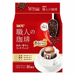 UCC　職人の珈琲 ワンドリップコーヒー あまい香りのリッチブレンド 16杯分×12個
