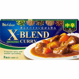 ハウス食品 クロスブレンドカレー 中辛 140g×10個