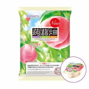 【全商品ポイント10倍 6/13(木)0:00〜23:59】マンナンライフ 蒟蒻畑 白桃味 25g×12個入 × 24袋 (2ケース)