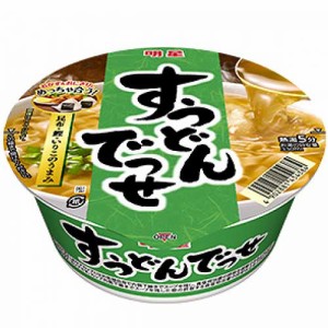 明星　すうどんでっせ　67g （めん 60g）×12個