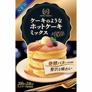 昭和産業　昭和産業　ケーキのようなホットケーキミックス　箱４００ｇ×6個　【送料無料】