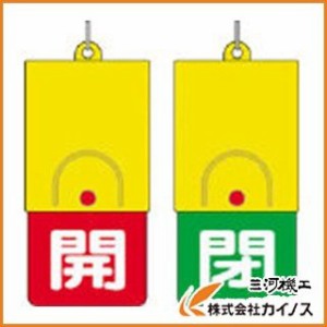 ユニット 回転式両面表示板 白文字：開赤地 閉緑地 101×48 857-35