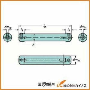 サンドビック コロターンXS 小型旋盤用アダプタ CXS-A16-06 CXSA1606