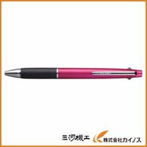 uni ノック式3色ボールペン0．5mmピンク SXE380005.13