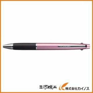 uni ノック式3色ボールペン0．5mmライトピンク SXE380005.51
