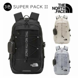 送料無料 ノースフェイス リュック THE NORTH FACE NM2DP01 SUPER PACK II スーパーパック ツー BLACK IVORY GREY ブラック アイボリー 