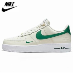 送料無料 ナイキ スニーカー Nike Air Force 1 07 LV8 40th Anniversary MALACHITE WHITE METALLIC GOLD GREEN DQ7658-101 ナイキ エアフ