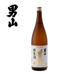 男山 生もと純米 特別純米酒 1.8L 一升瓶 日本酒 北海道 旭川 地酒 お土産 贈り物 お返し 誕生日 内祝 御供 お中元 御中元 お祝い 父の日