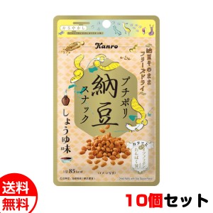 プチポリ納豆スナックしょうゆ味 10個セット 送料無料 メール便 お菓子 おやつ メール便 卒業 入学 母の日 プレゼント