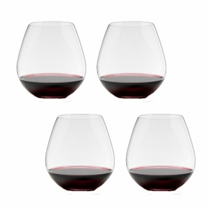 4個セット 包装無料 RIEDEL リーデル オー (O) ワイングラス 414/7 0414/07 ピノ・ノワール／ネッビオーロ ≪ペア箱ｘ2≫