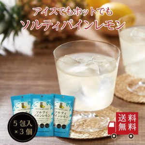 【送料無料】ソルティパインレモンＳＰ 3個セット　ジュース パイナップル レモン 粉末飲料 個包装 スティック 塩分補給 粉末清涼飲料 甘