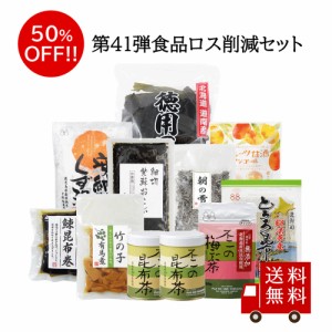 【送料無料】第41弾 食べて応援 食品ロス削減セット　数量限定 フードロス 訳あり ワケあり わけあり アウトレット お試し 在庫処分 佃煮