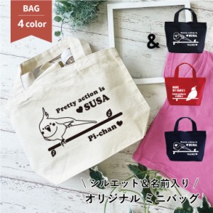 【エブリーペット】ミニトートバッグ ペット 名入れ 名入り インコ 文鳥 愛鳥 スサー 鳥 雑貨 グッズ ミニバッグ bag-mini-susa