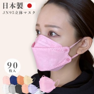 【安全日本製】jn95 マスク 日本製 3d立体マスク kf94マスク 立体 マスク 不織布 くちばし オミクロン株 カケン 4層構造 使い捨て カラー