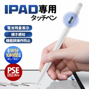 【限定セール！10倍ポイント】 残量表示/傾き感知 タッチペン iPad ペンシル スタイラスペン 極細ペン先 Type-c充電 iPad Air5 mini6 Air